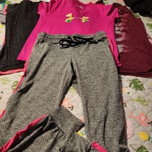 Lot of 9 workout clothes